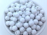 12mm Speckled Silicone Beads