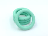 65mm Mint Silicone Ring With Holes