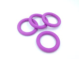 65mm Lavender Purple Silicone Ring With Holes