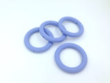 65mm Tranquility Blue Silicone Ring With Holes