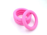 65mm Pink Silicone Ring With Holes