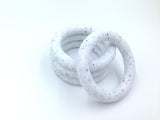 65mm Speckled Silicone Ring With Holes