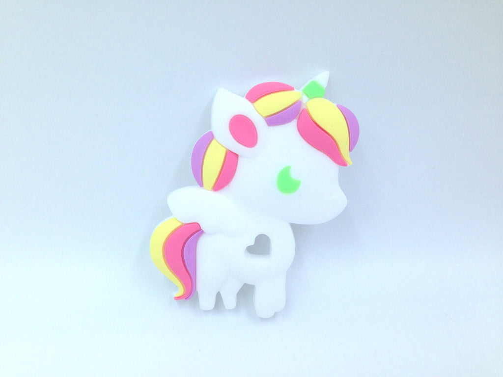 Unicorn Teether--Pastel