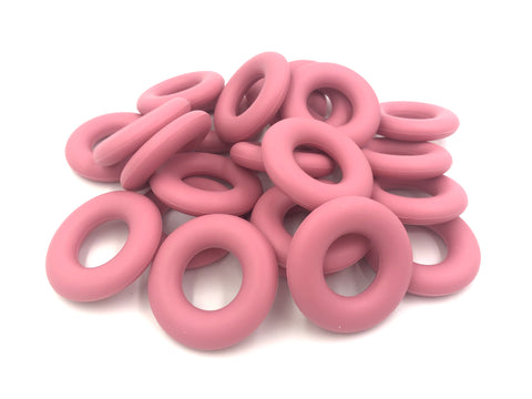 Dusty Rose Silicone Donut