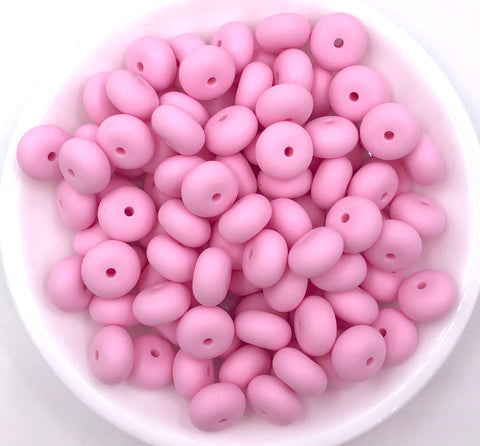 Baby Pink Mini Abacus Silicone Beads