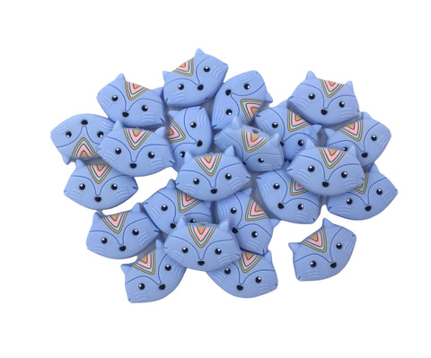 New! Baby Blue Fox Beads