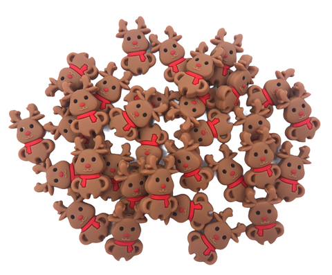 Reindeer Silicone Beads