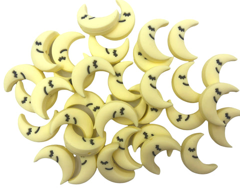 Light Yellow Moon Beads