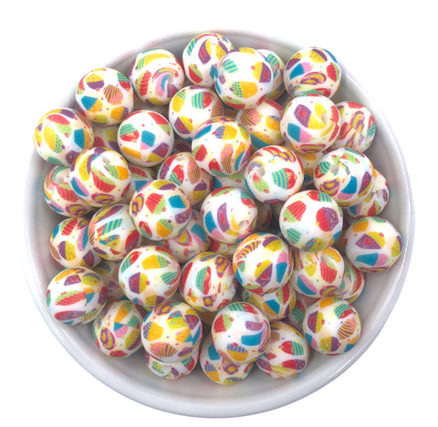 15mm Sweet Treats Silicone Beads