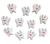 Tooth Silicone Focal  Beads