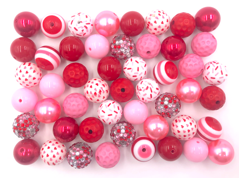 Valentine's Bulk Chunky Bead Mix