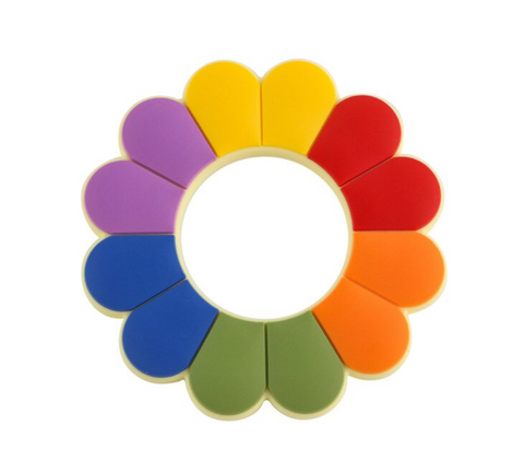 Rainbow Flower Silicone Teether