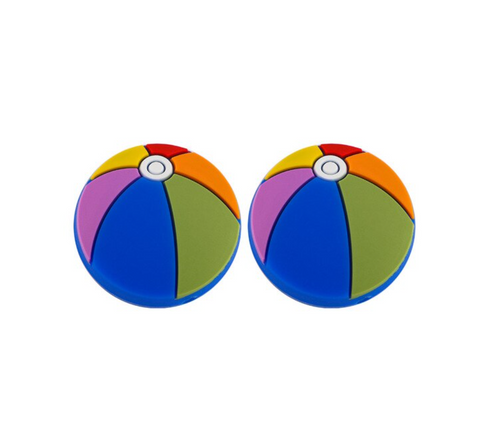 Rainbow Beach Ball Silicone Teether