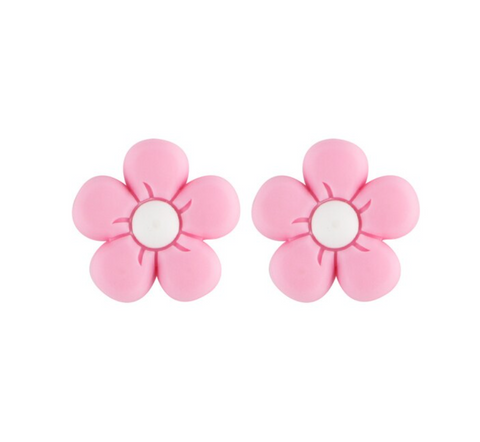 26mm Light Pink Cosmo Flower Beads