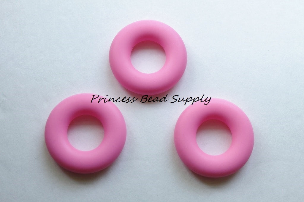 Pink Silicone Donut