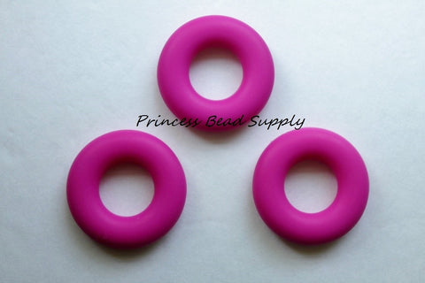 Hot Pink Silicone Donut