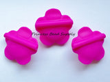 40mm Mint Silicone Flower Bead